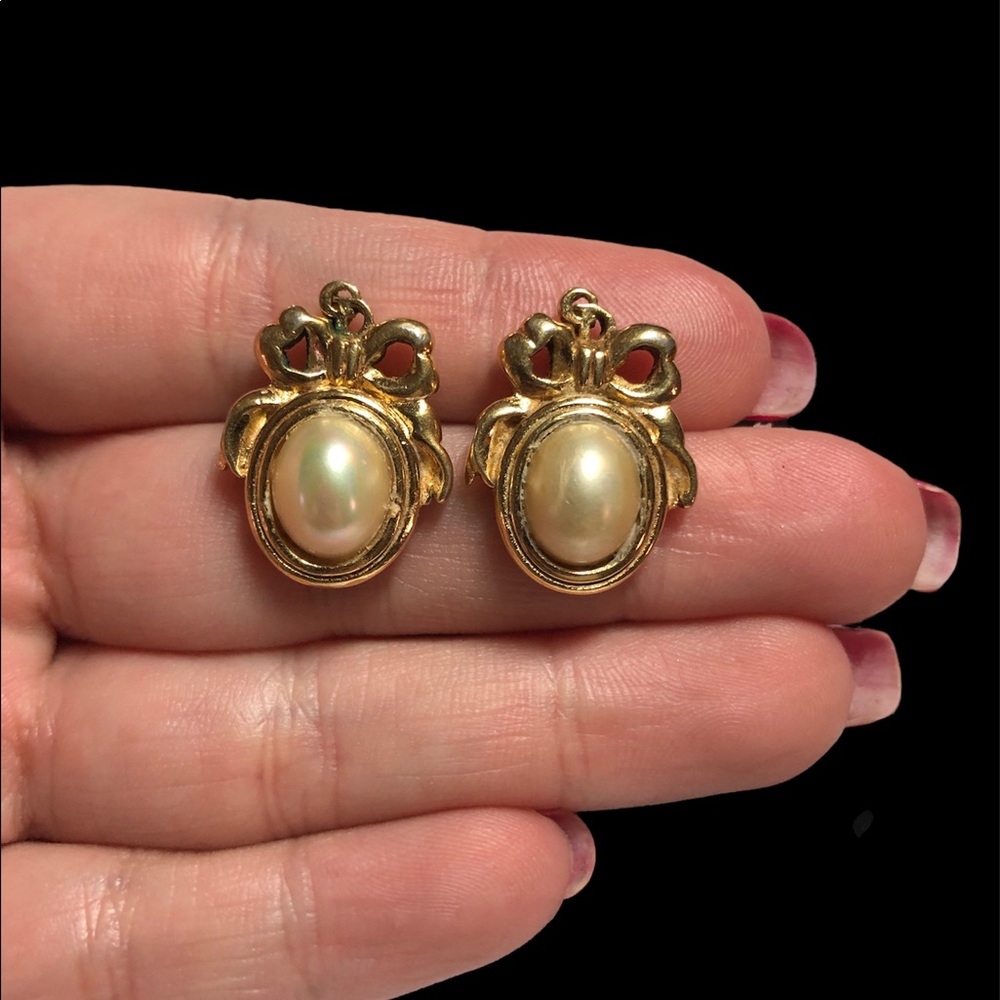 Sold! Christian Dior Stud Earrings - Picture 2 of 7